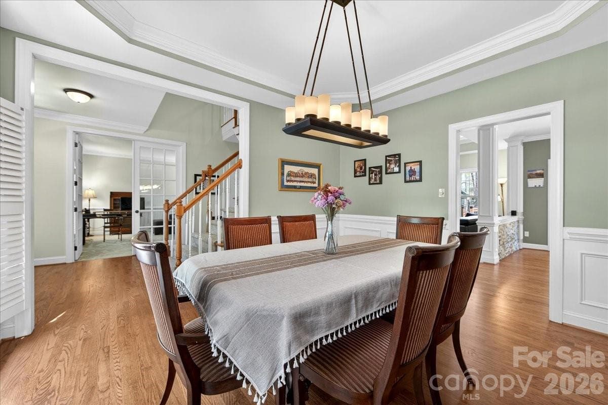 Dining Room - 12532 Overlook Mountain Drive, Charlotte