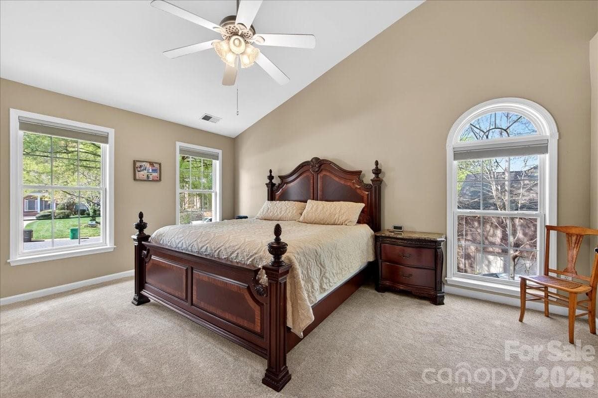 Primary Bedroom - 12532 Overlook Mountain Drive, Charlotte