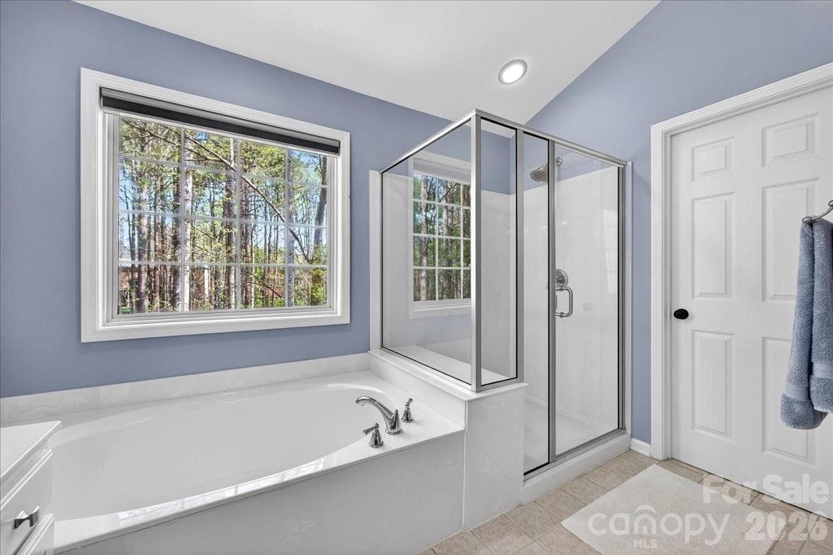 Primary Bath - 12532 Overlook Mountain Drive, Charlotte