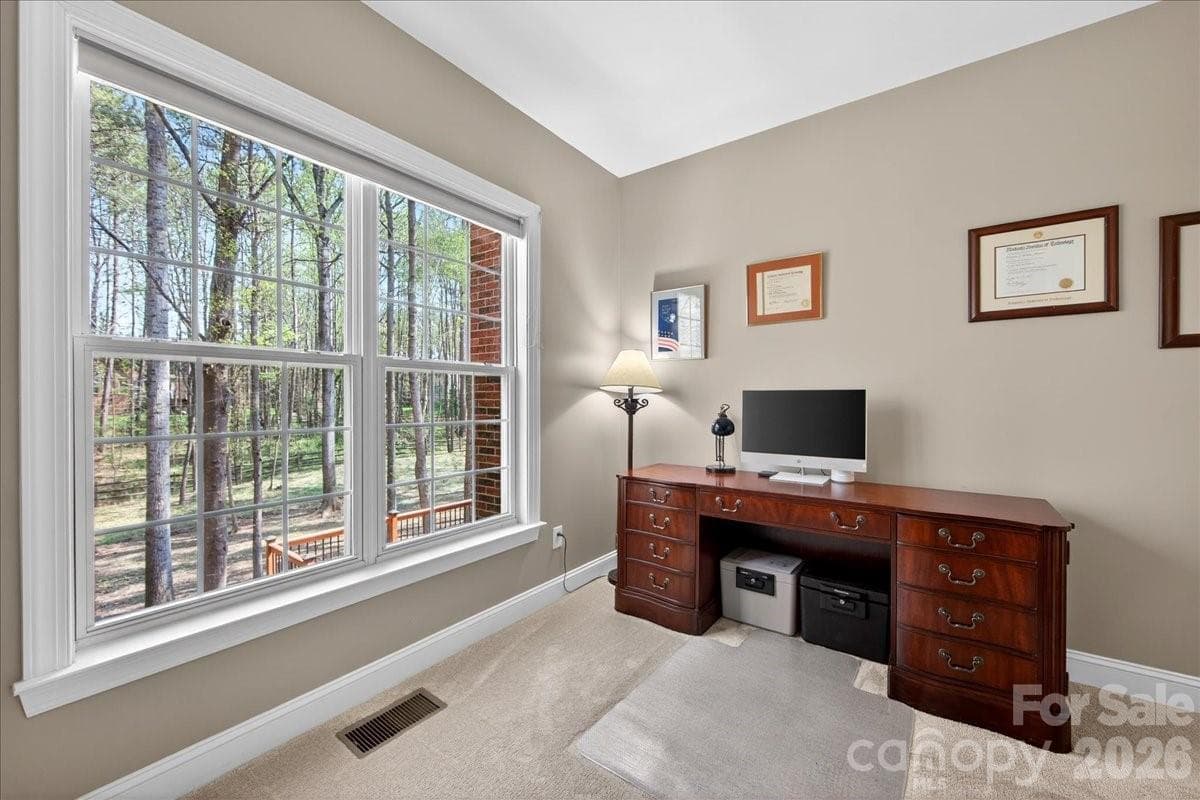 Bedroom 1/Office Main Floor - 12532 Overlook Mountain Drive, Charlotte