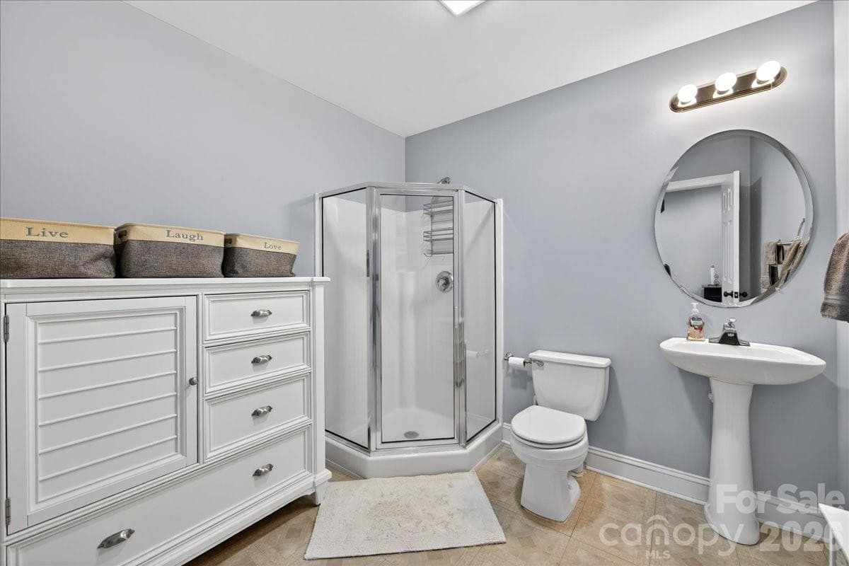 Basement Bathroom - 12532 Overlook Mountain Drive, Charlotte