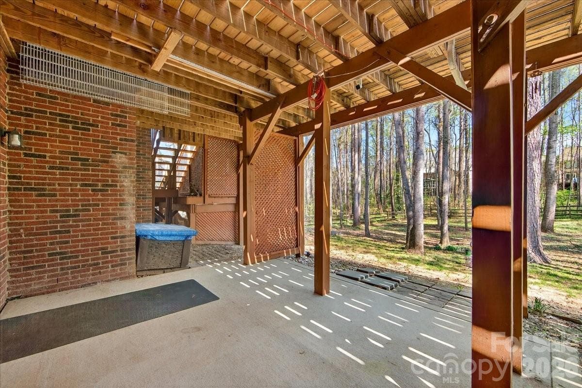 Patio/Walkout Basement - 12532 Overlook Mountain Drive, Charlotte