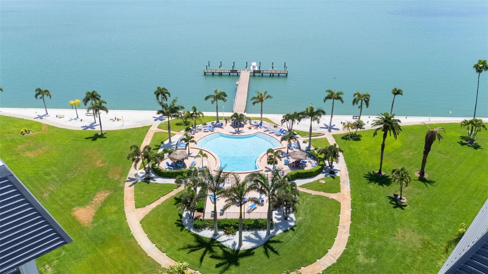 Community Pool and Dock - 5130 BRITTANY DR S #505, ST PETERSBURG