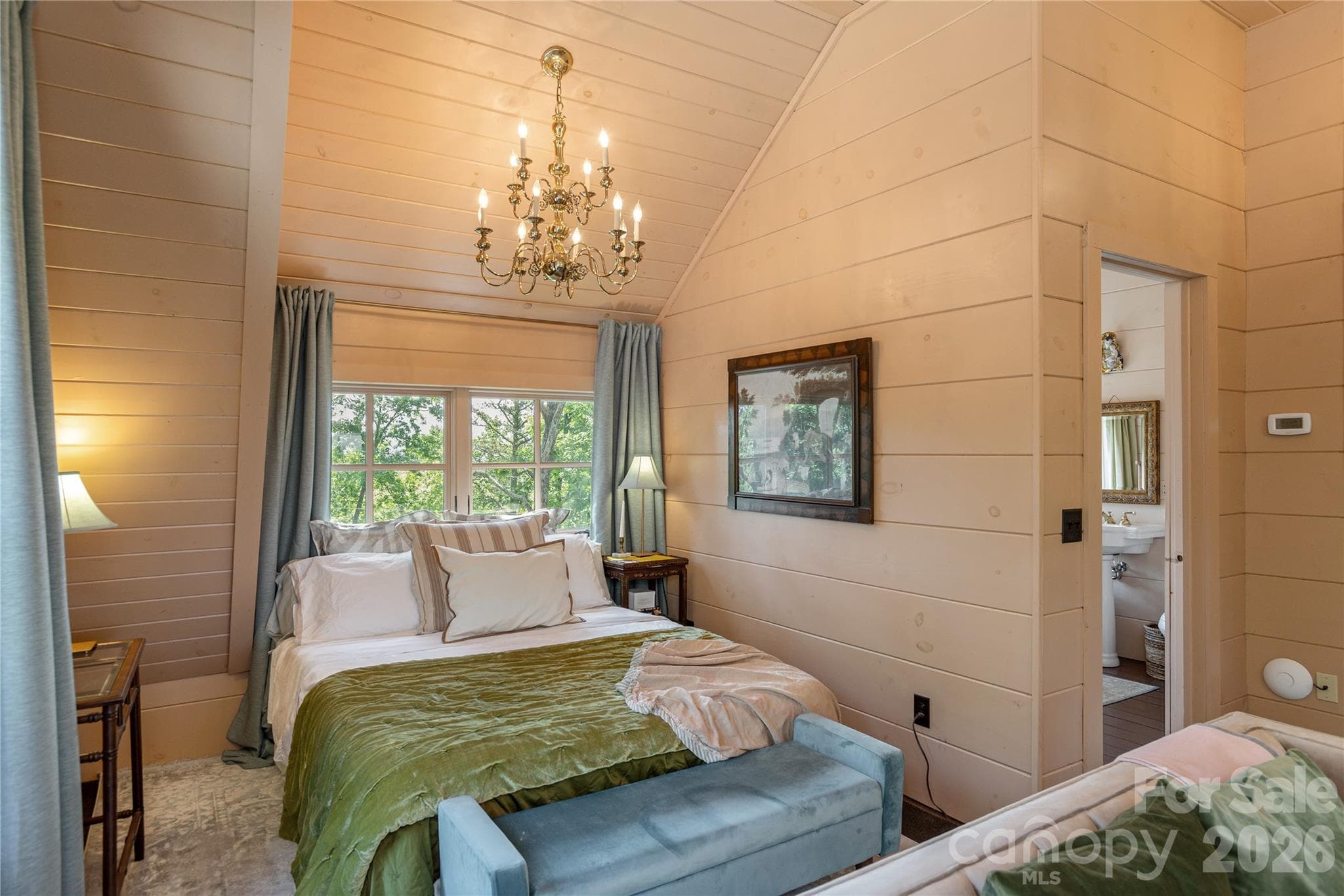Upper Level Primary Bedroom - Asheville