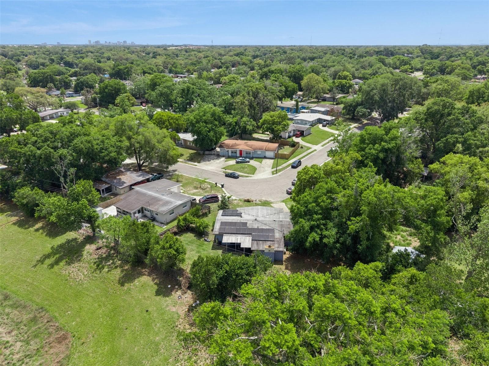 Overhead Neighborhood Rear View - 6204 OAKCREST CIR, ORLANDO