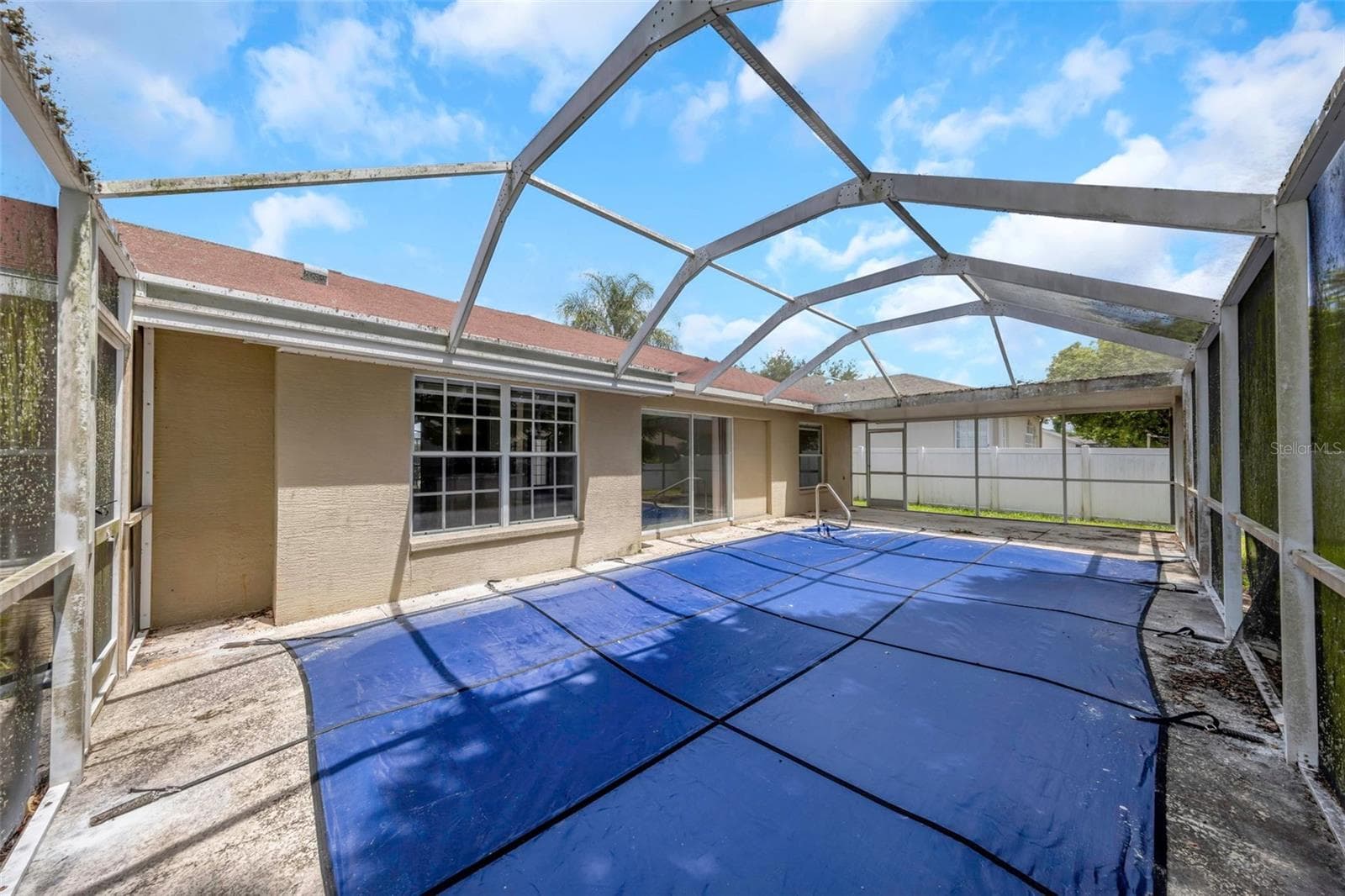 Rear Patio - Reverse View - 7919 STARFIRE WAY, NEW PORT RICHEY