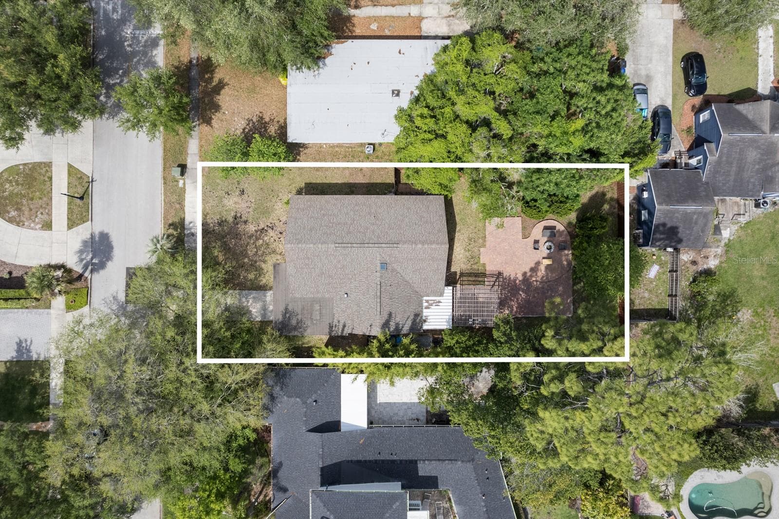 Aerial - 1741 WESTCHESTER AVE, WINTER PARK