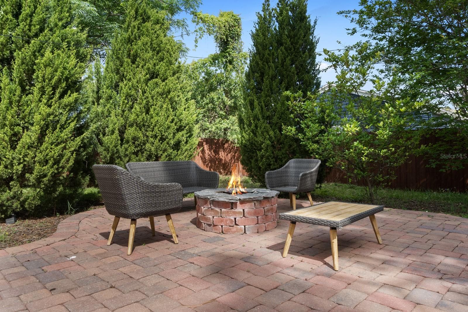 Open Patio with Firepit - 1741 WESTCHESTER AVE, WINTER PARK