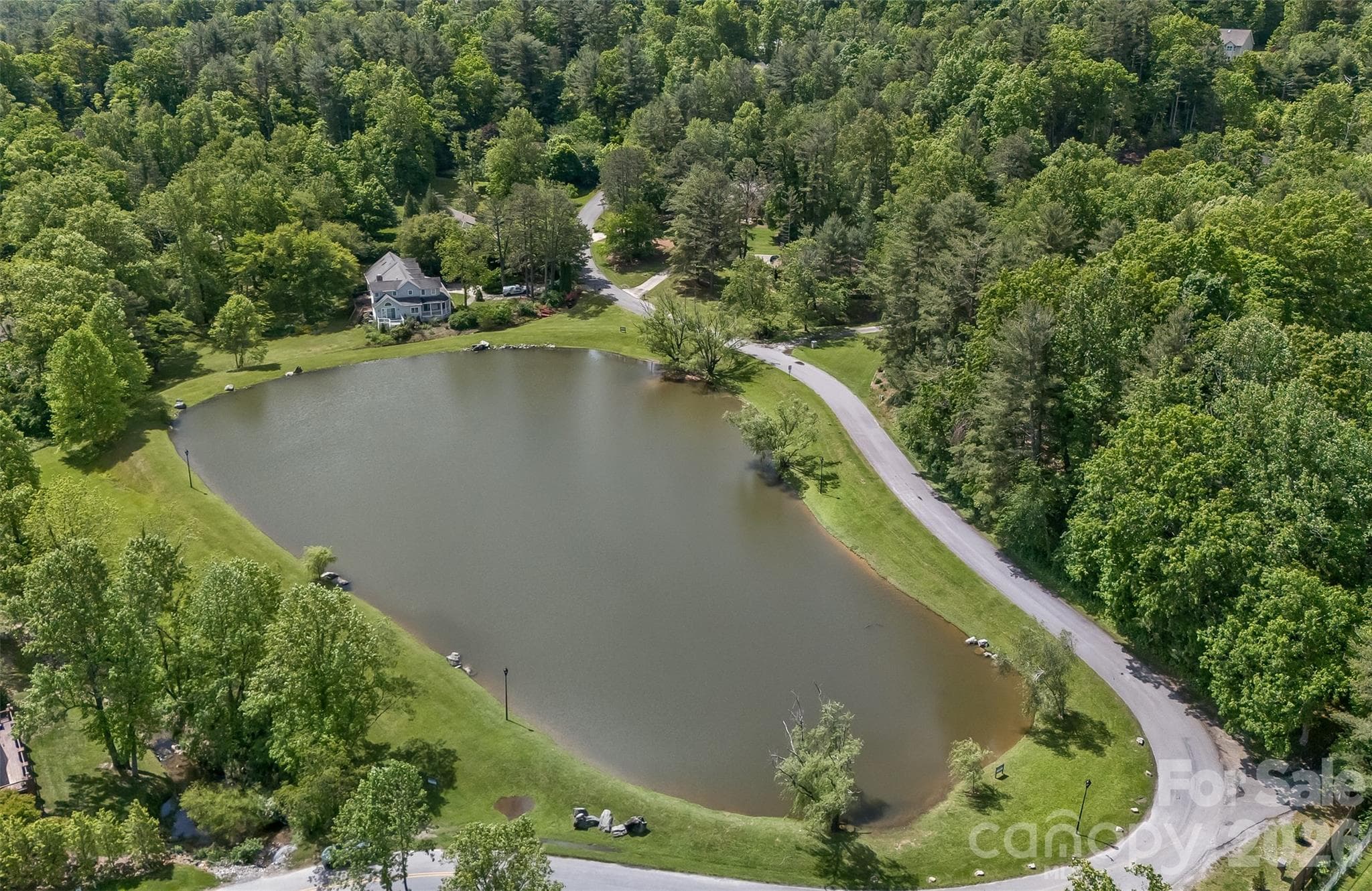 Ariel of Community Lake - 25 Windsong Drive, Fairview