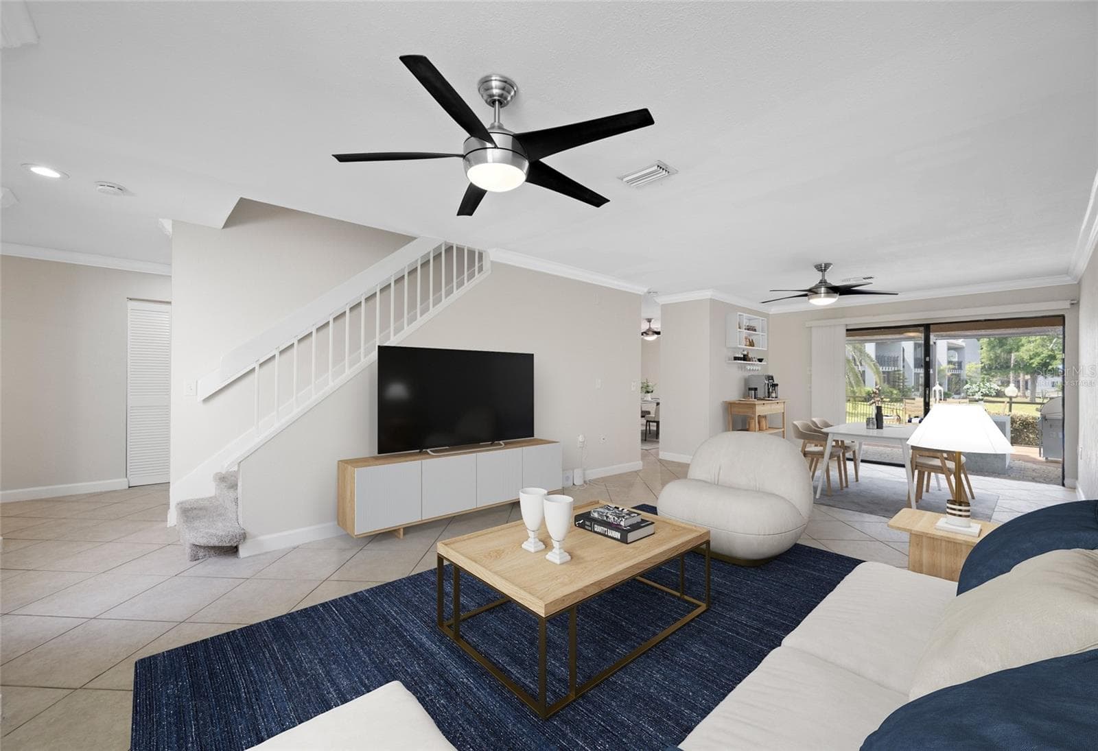 Virtually Staged -Living Dining Room Option - 10416 SAINT TROPEZ PL, TAMPA