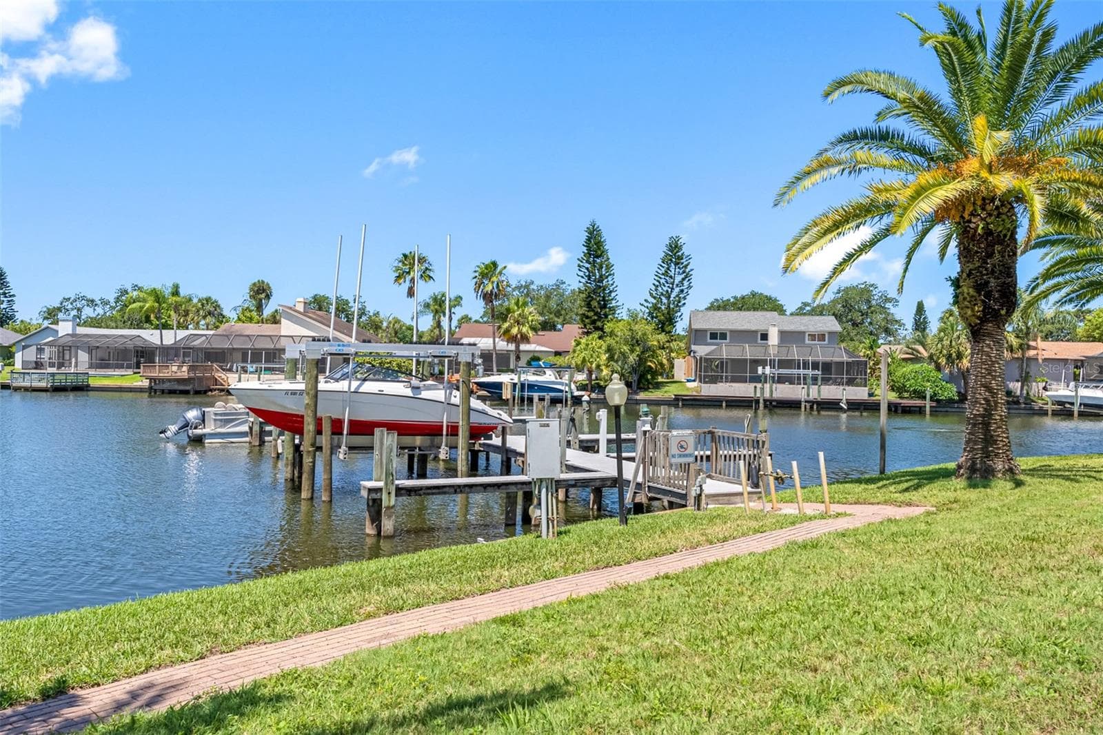 Marina and Lake view - 10416 SAINT TROPEZ PL, TAMPA