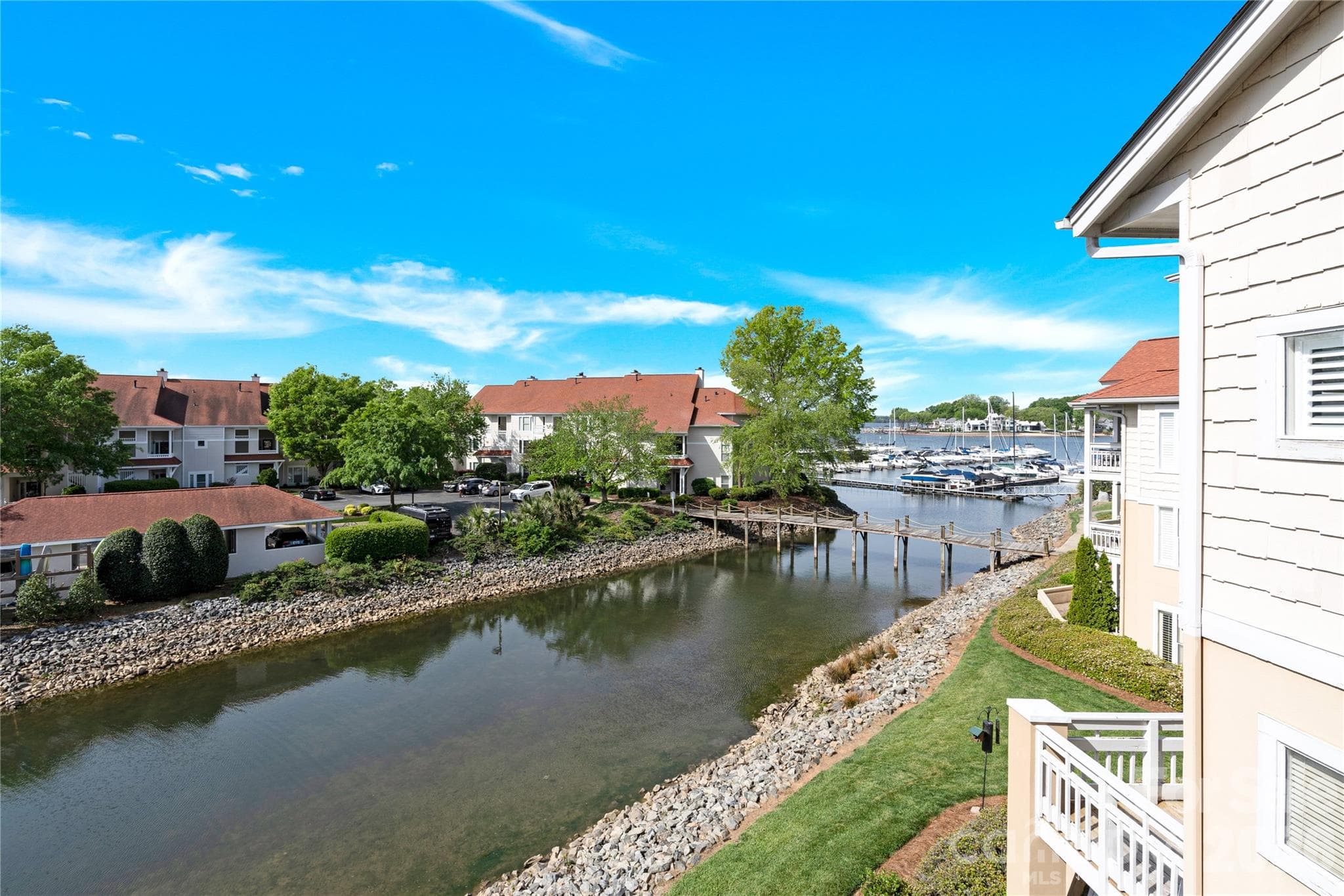 View from deck. - 18009 Kings Point Drive, Cornelius