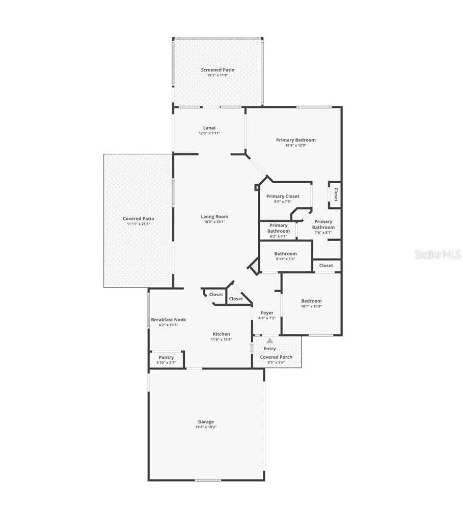 Floor Plan - 1314 SANTA ROSA CT, LADY LAKE