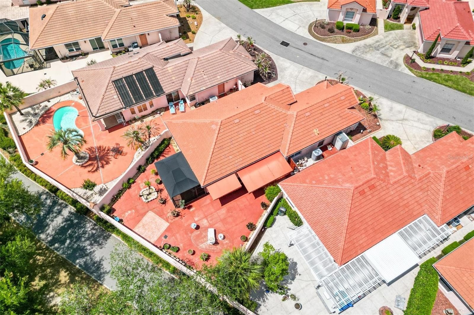 Property Aerial - 1314 SANTA ROSA CT, LADY LAKE
