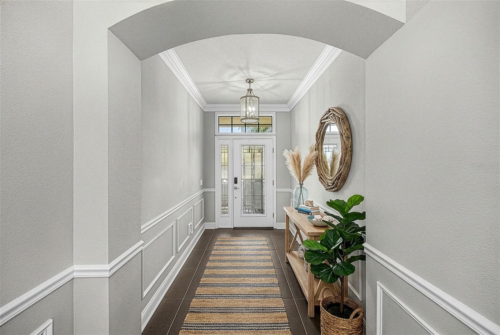 Front Entry- VIRTUALLY STAGED - 835 129TH ST NE, BRADENTON
