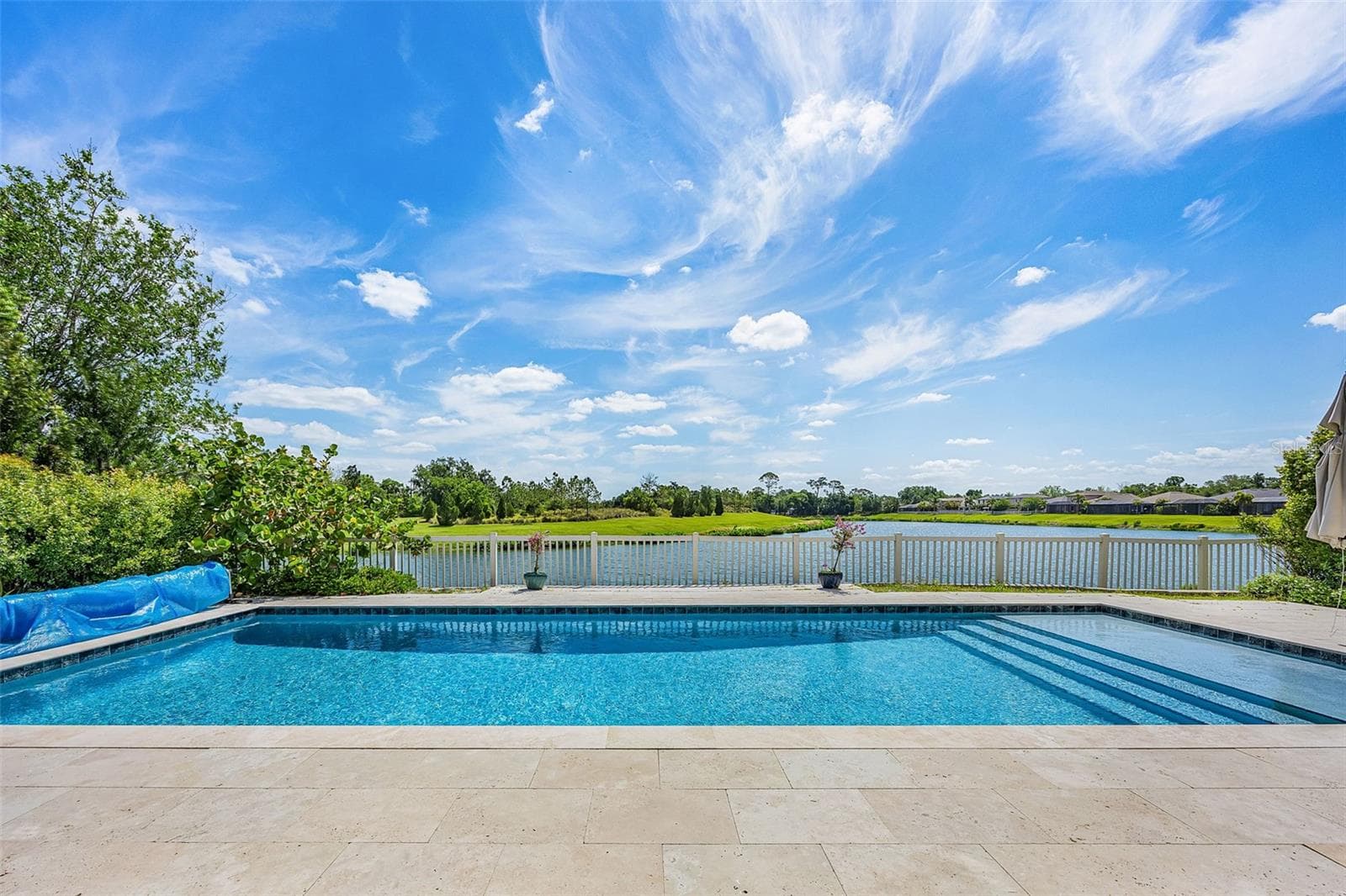Pool- View of the pond- Actual - 835 129TH ST NE, BRADENTON