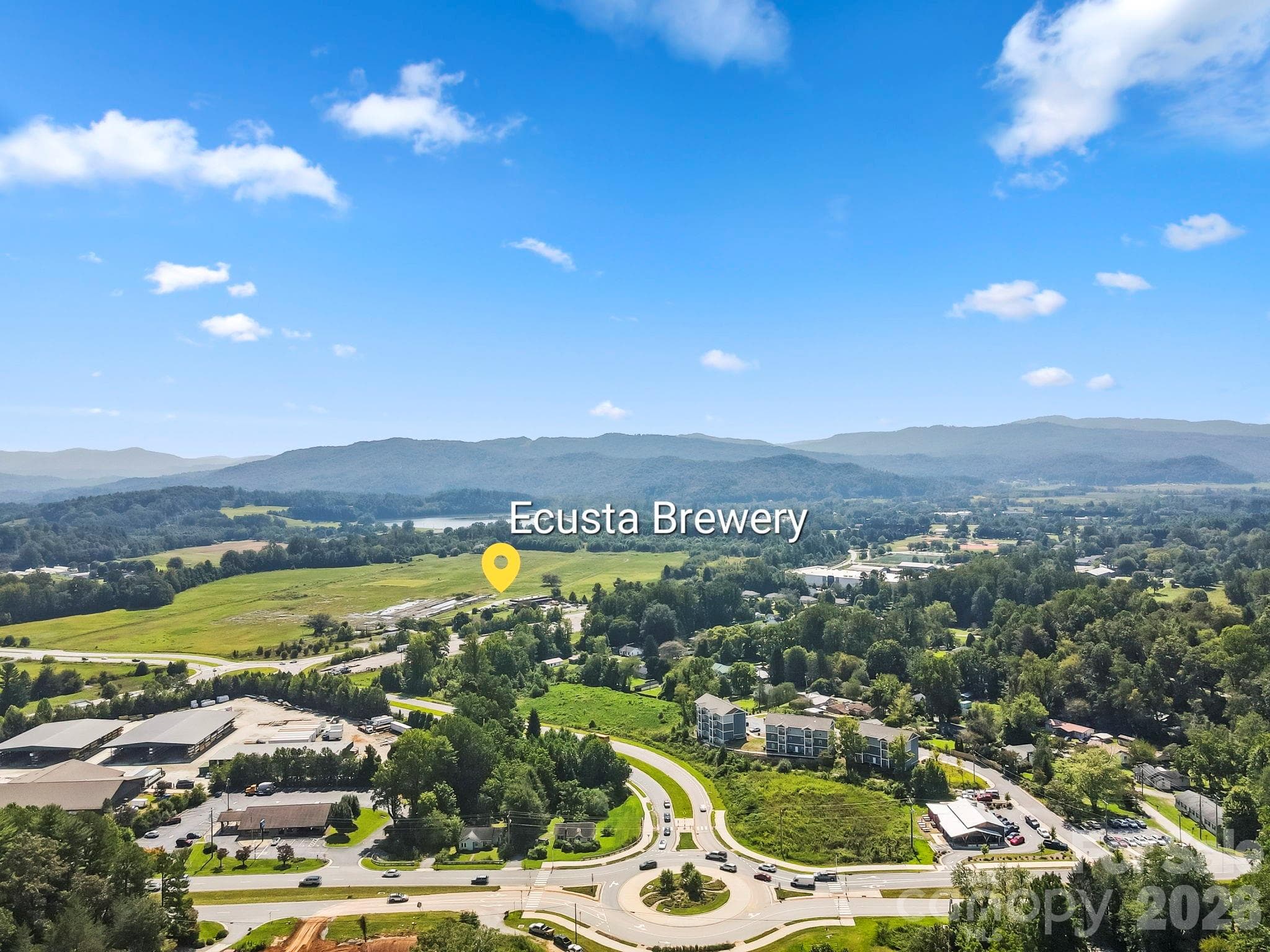 Ecusta Brewery is just across the way - Brevard