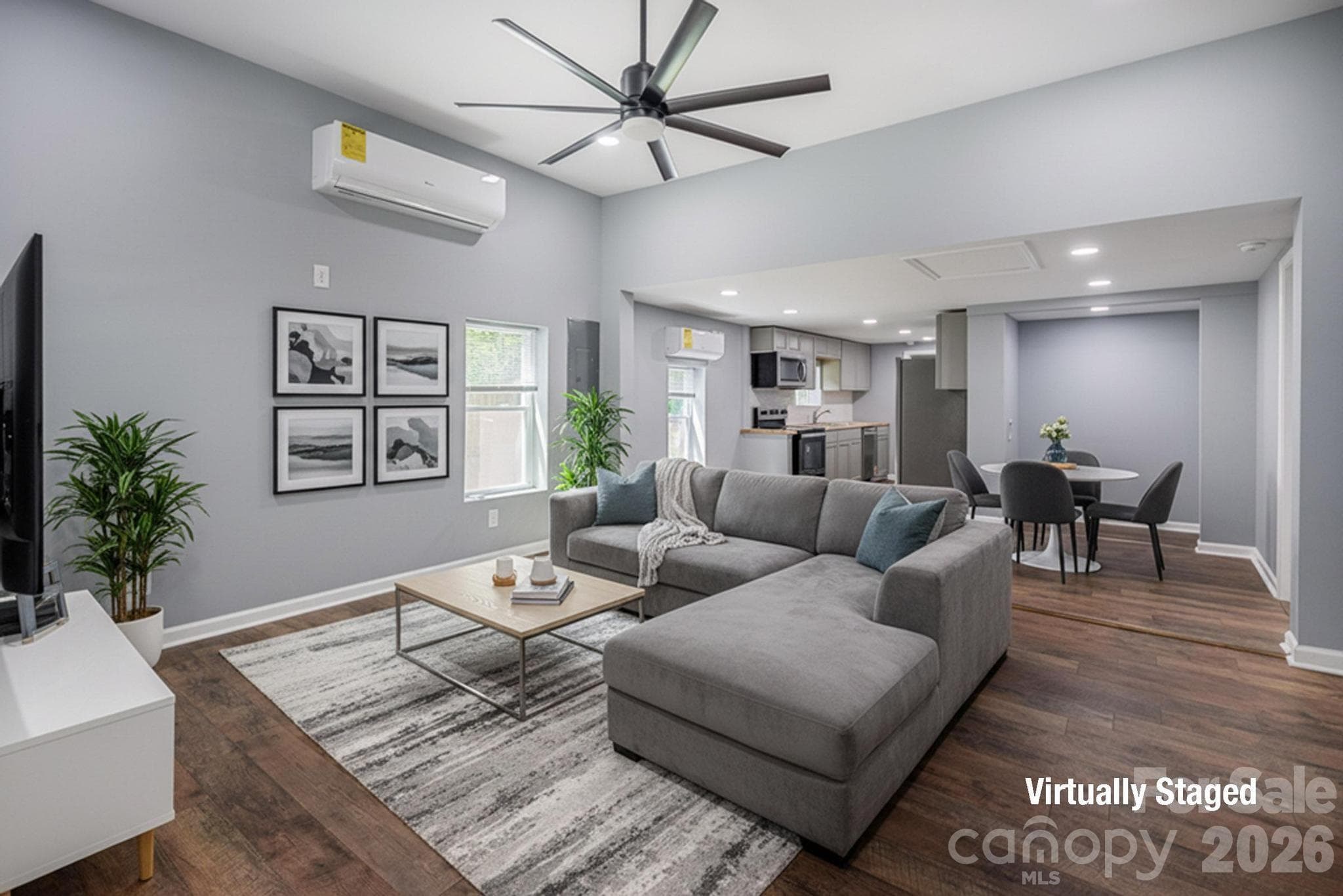 Great Room Open to Dining Area - 19513 Meridian Street, Cornelius