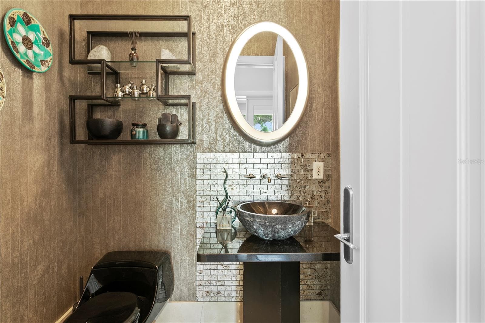 Half Bath in Hallway next to Office and Flex Room - 2 SANDPIPER RD, TAMPA
