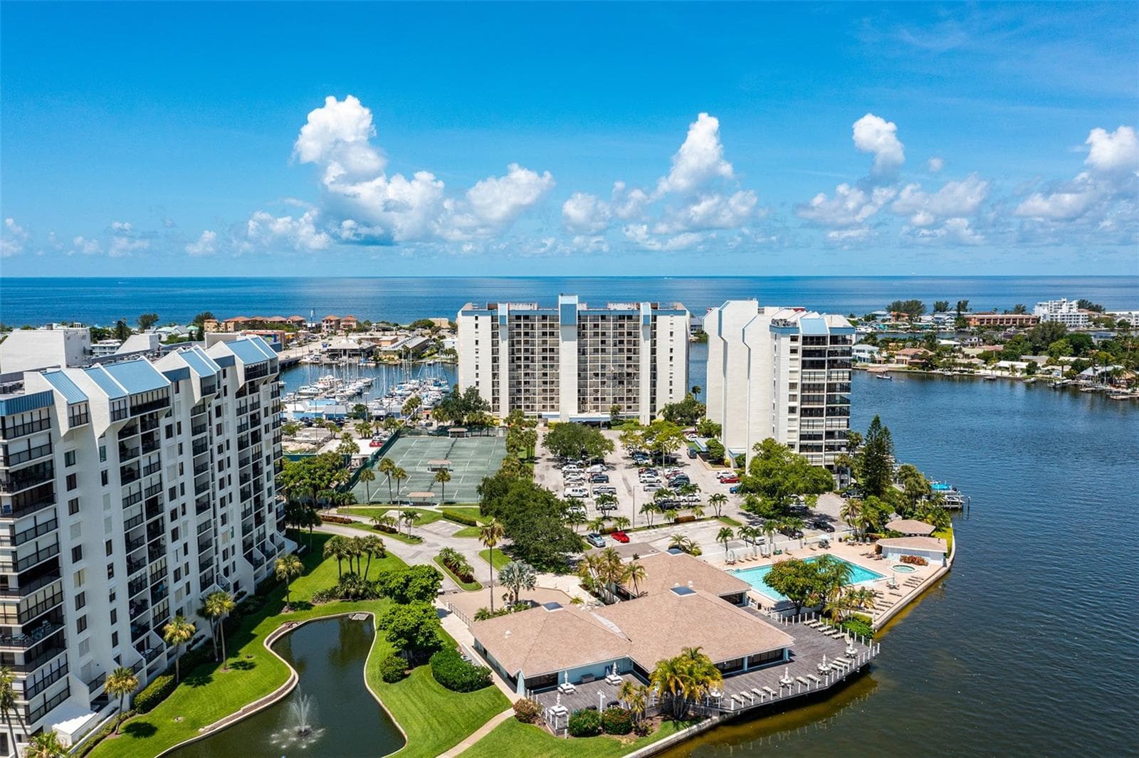 Aerial view of the community - 9425 BLIND PASS RD #705, ST PETE BEACH