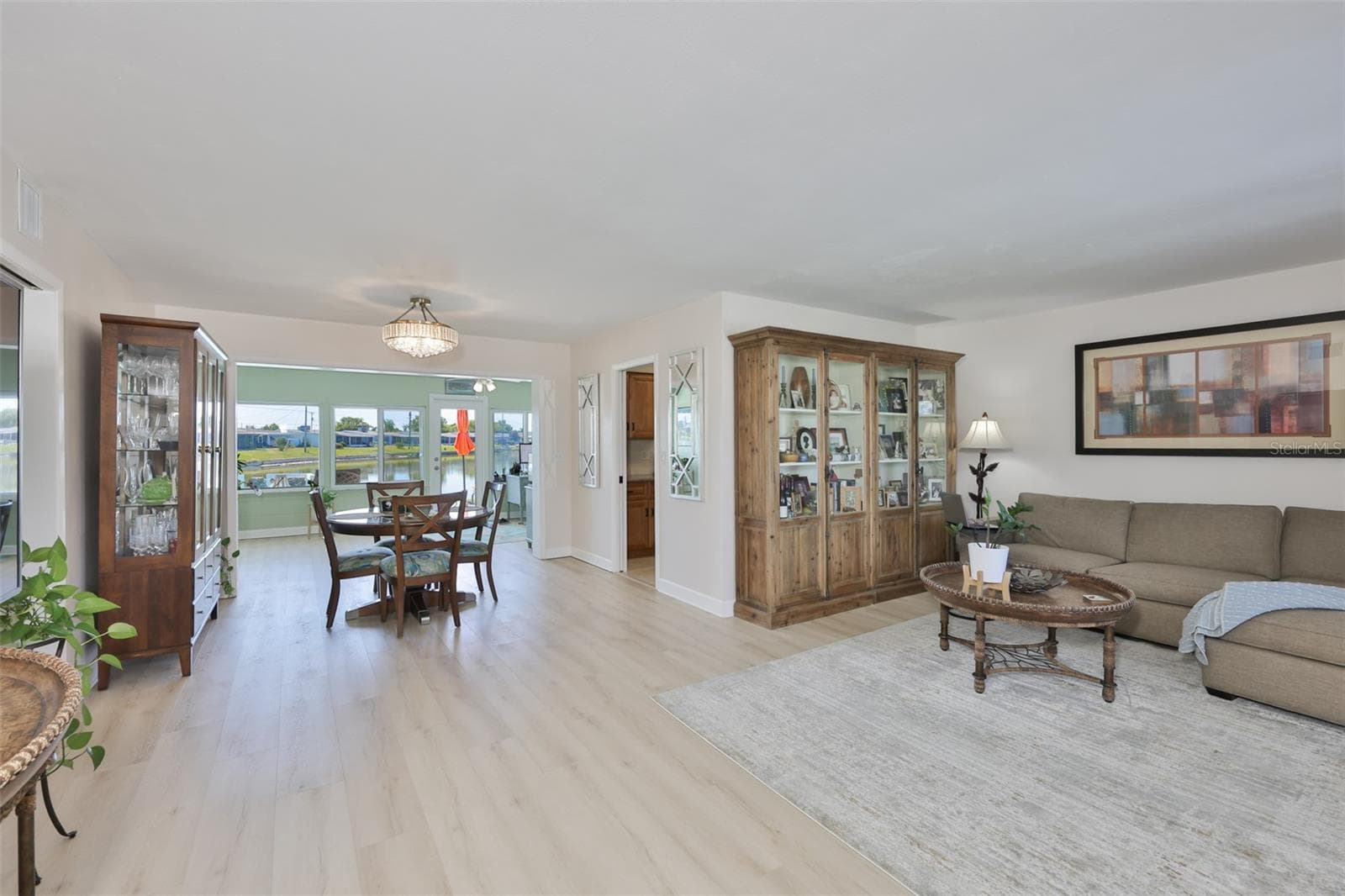 Front Entrance- 3 Bed/2 Bath Magnificent South Lake View, Modern LVT Plank Flooring, Newer Windows & Doors - 1704 DANBURY DR, SUN CITY CENTER