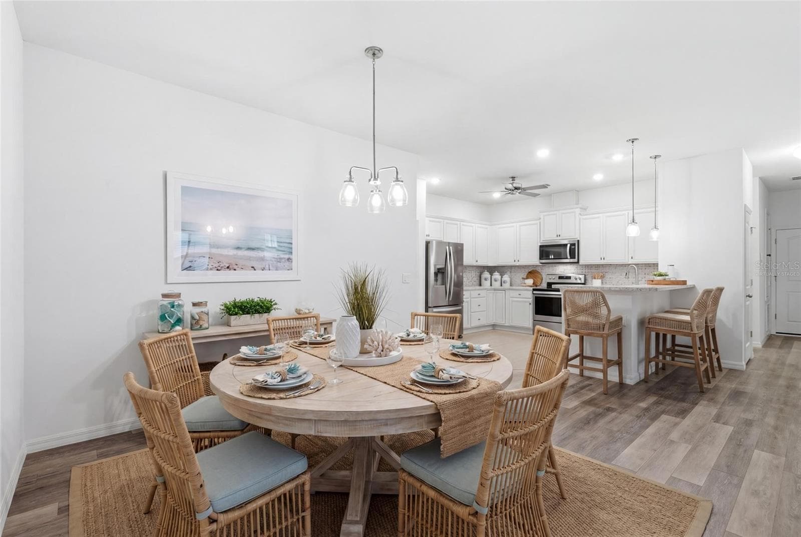Virtually Staged Dining Room - 8834 TUSCANY ISLES DR, PUNTA GORDA