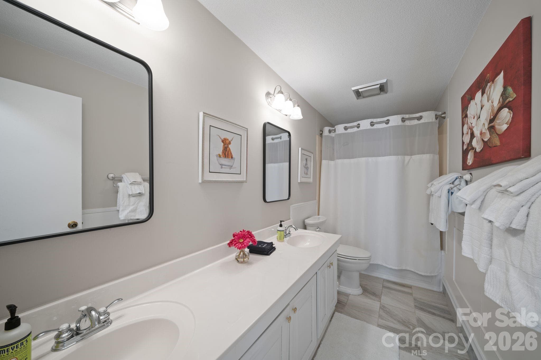 Full bathroom upstairs - 363 S Sequoyah Lane, Brevard