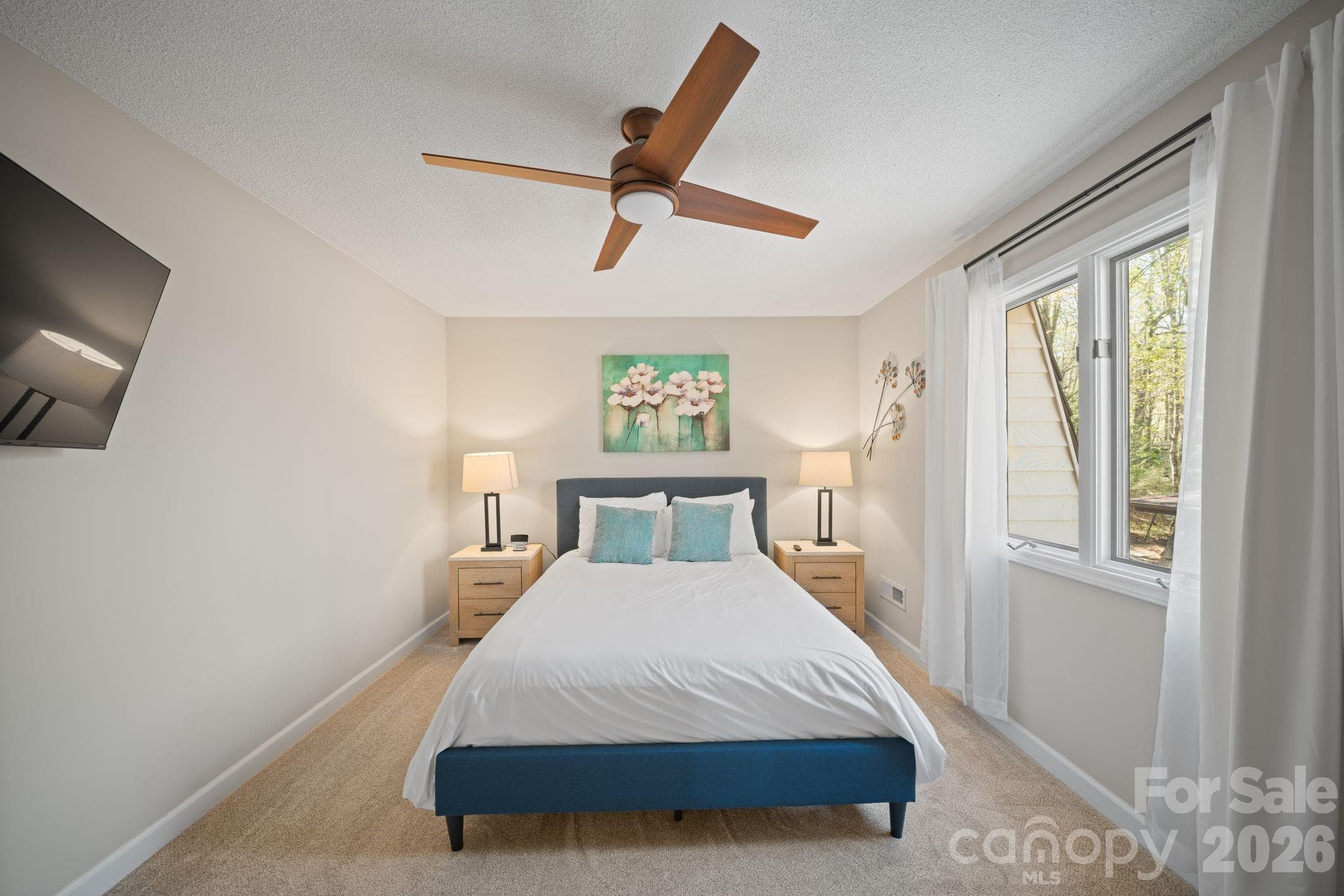 Bedroom #2 upstairs - 363 S Sequoyah Lane, Brevard