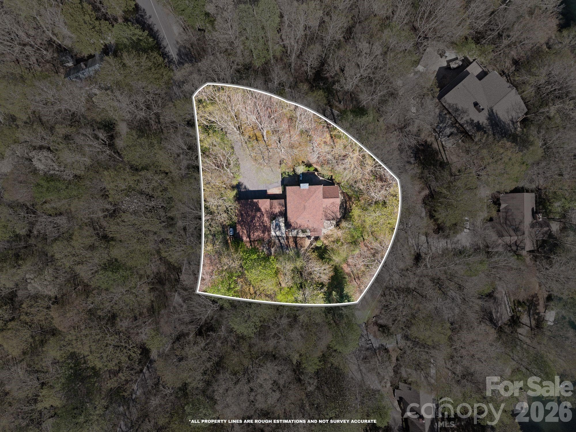 Situated for maximum privacy - 363 S Sequoyah Lane, Brevard