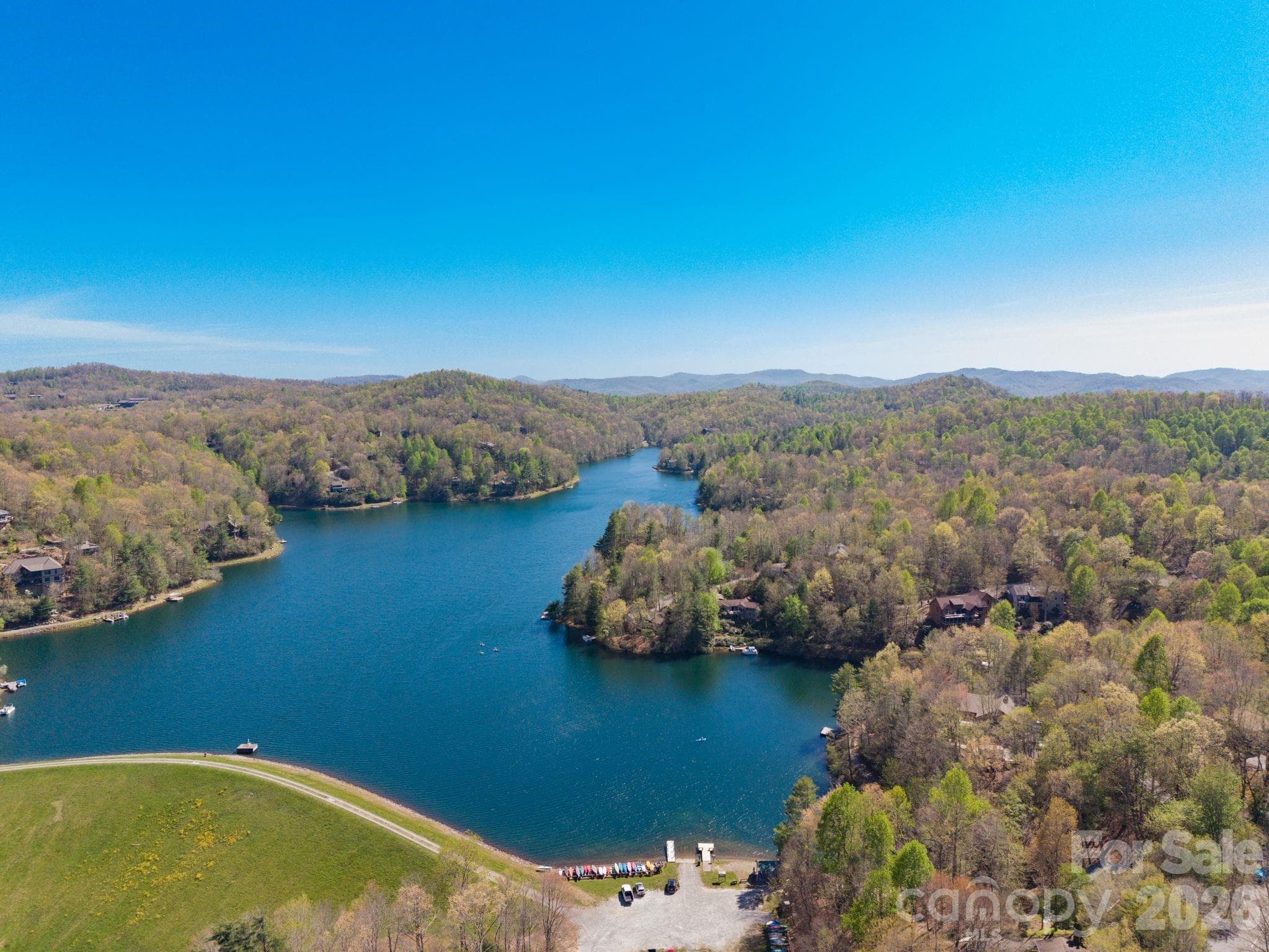 Ticoa Lake just on the other side of the street - 363 S Sequoyah Lane, Brevard