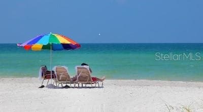 This could be you on this private beach! - 581 ROUNTREE DR, LONGBOAT KEY