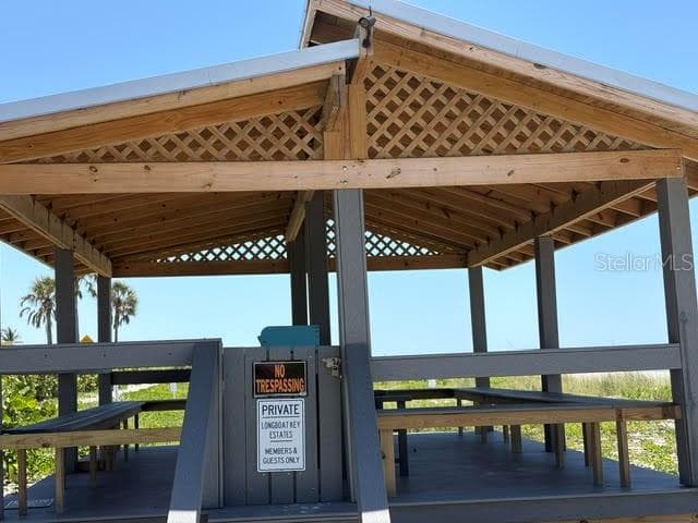 Wonderful gazebo for Longboat Key Estates residents only to have parties and watch the sun set! - 581 ROUNTREE DR, LONGBOAT KEY