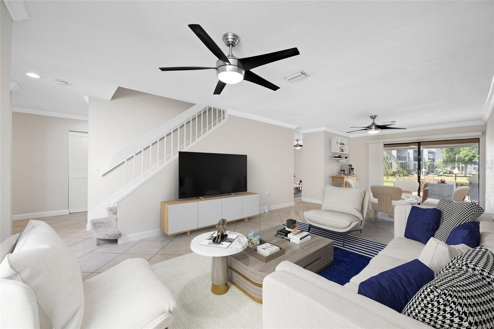 Virtually Staged -Living Dining Room Option - 10416 SAINT TROPEZ PL, TAMPA