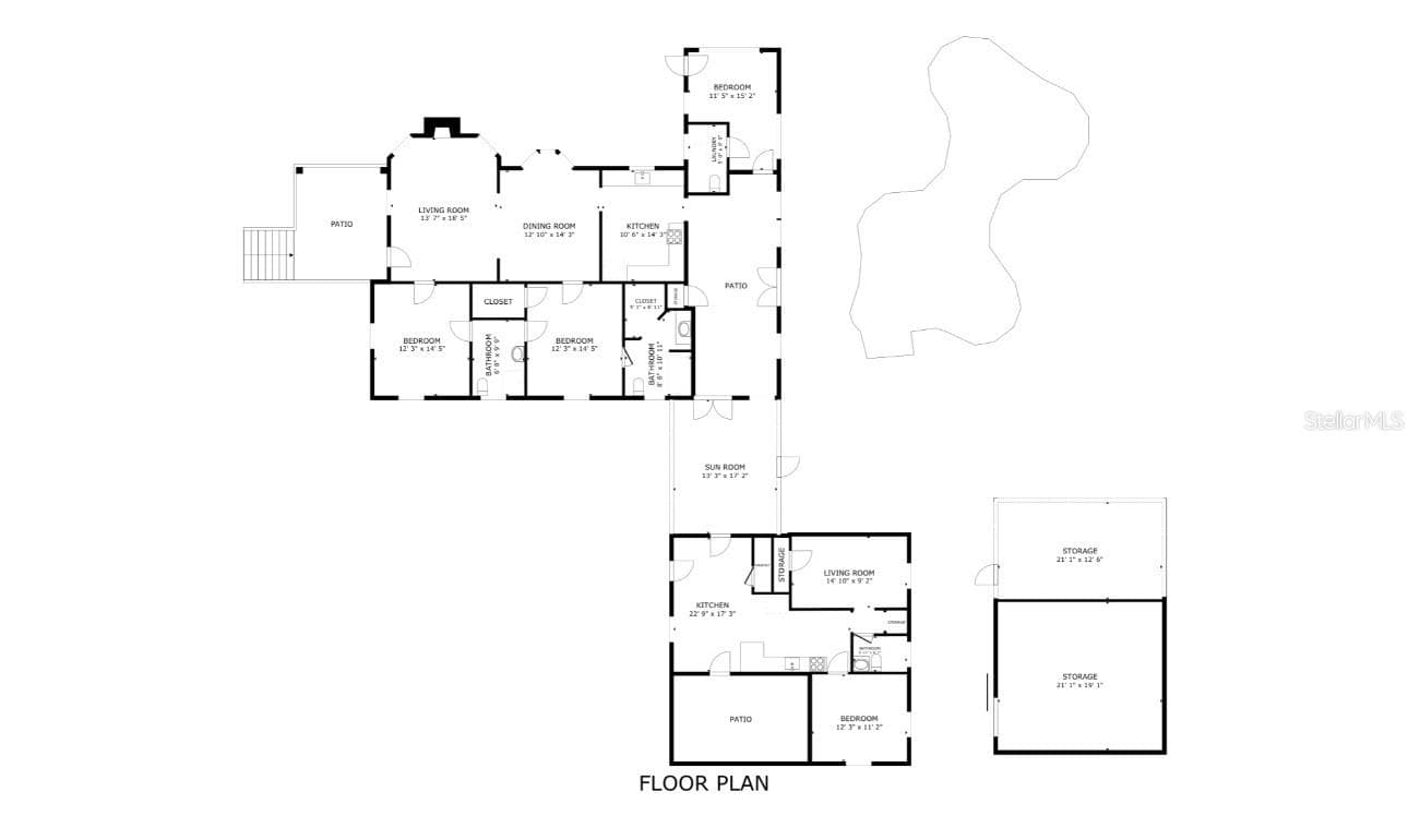 Floor plan - 223 N MONROE AVE, ARCADIA