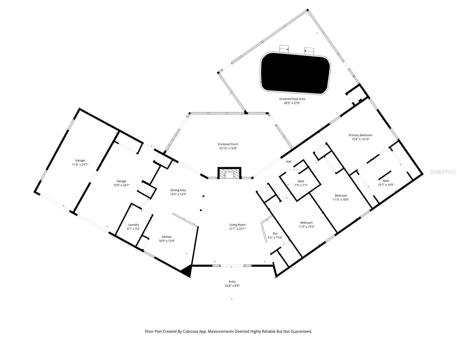 Floor Plan - 239 SE PARADISE POINT RD, CRYSTAL RIVER