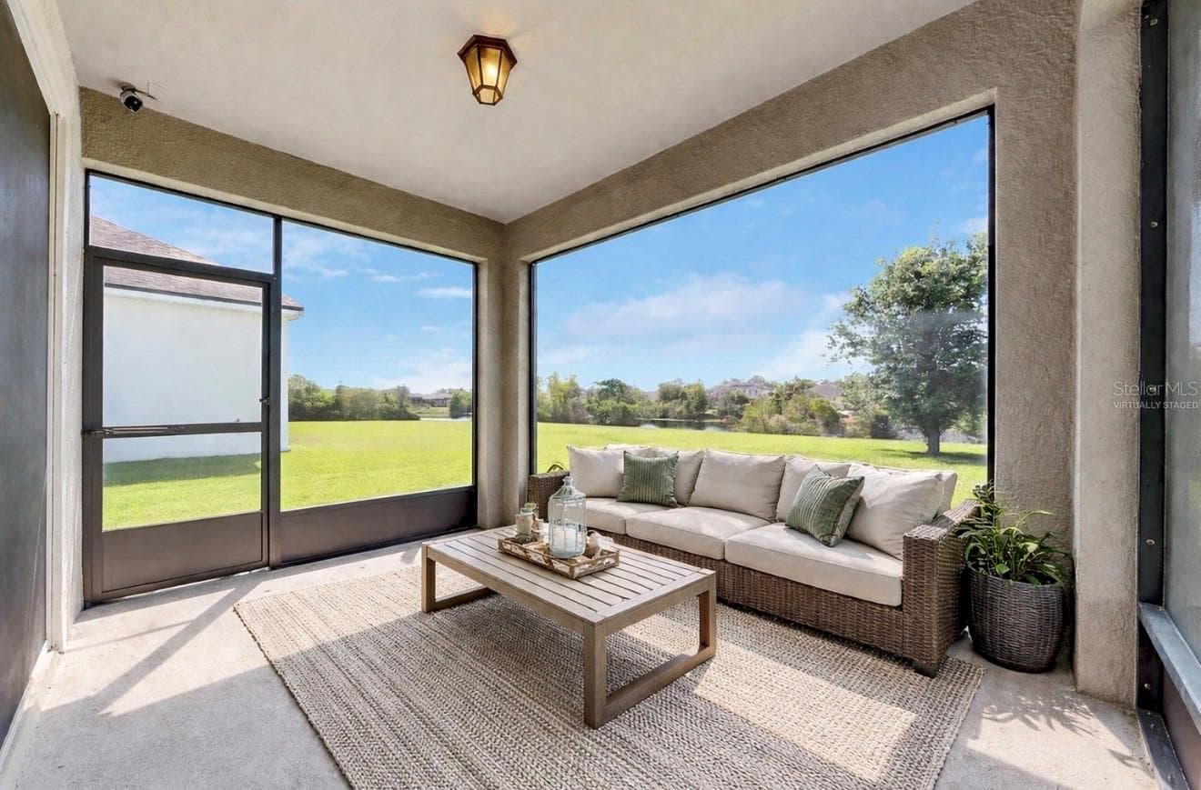 Virtually Staged Lanai - 12317 BAY ESTUARY BND, RIVERVIEW