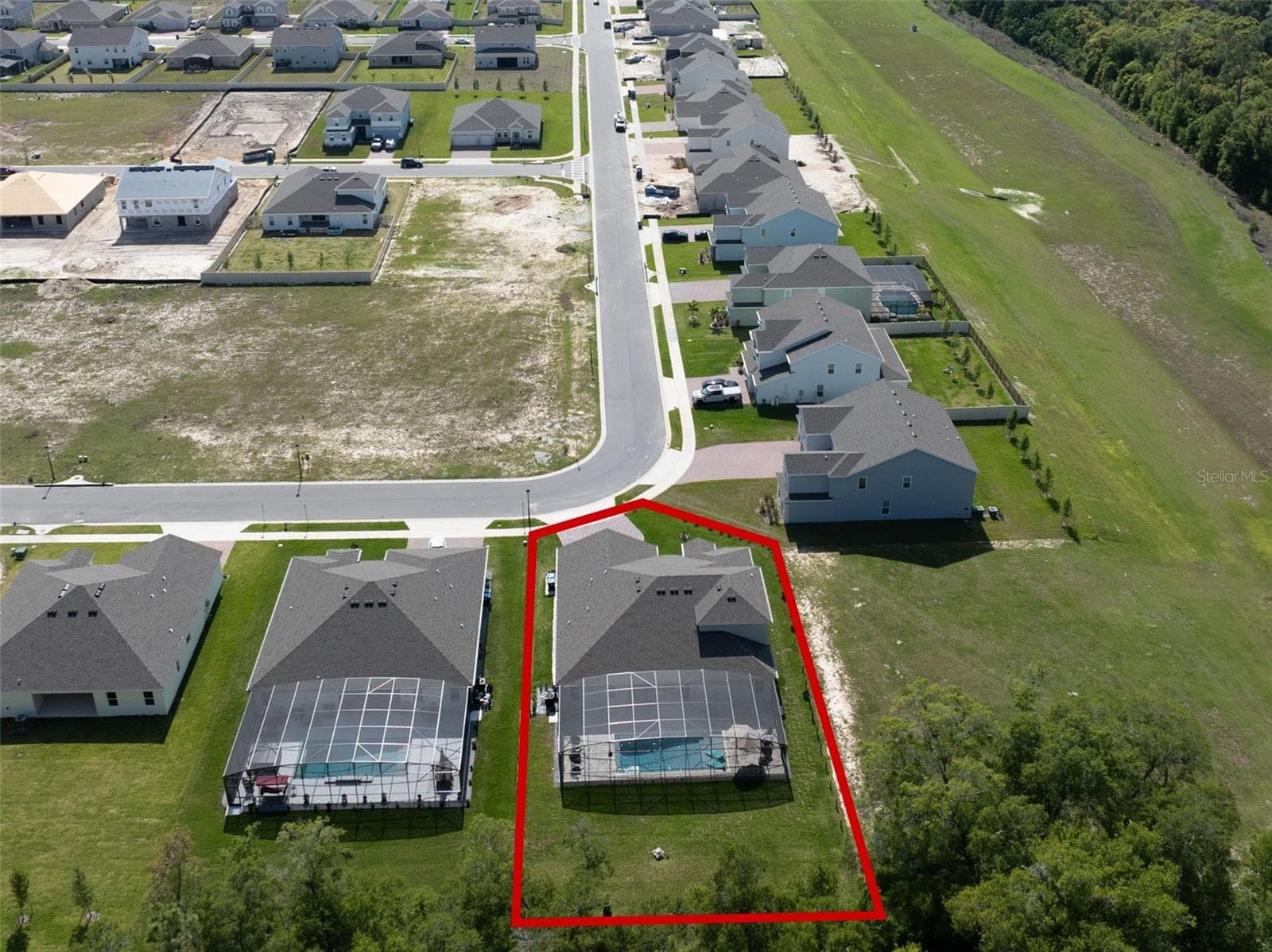 Nobody can build to the left of home - 5897 SIERRA CROWN ST, MOUNT DORA