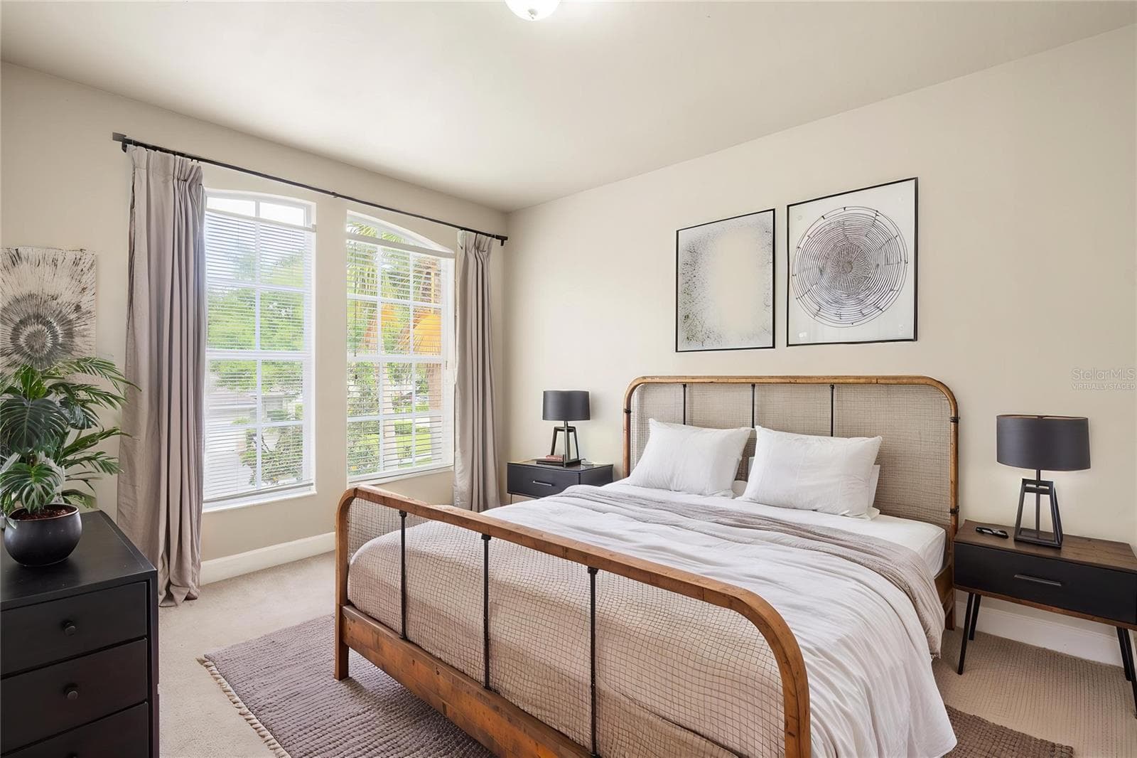 Upstairs Secondary Bedroom 1 - Virtually Staged - 14543 MIRABELLE VISTA CIR, TAMPA