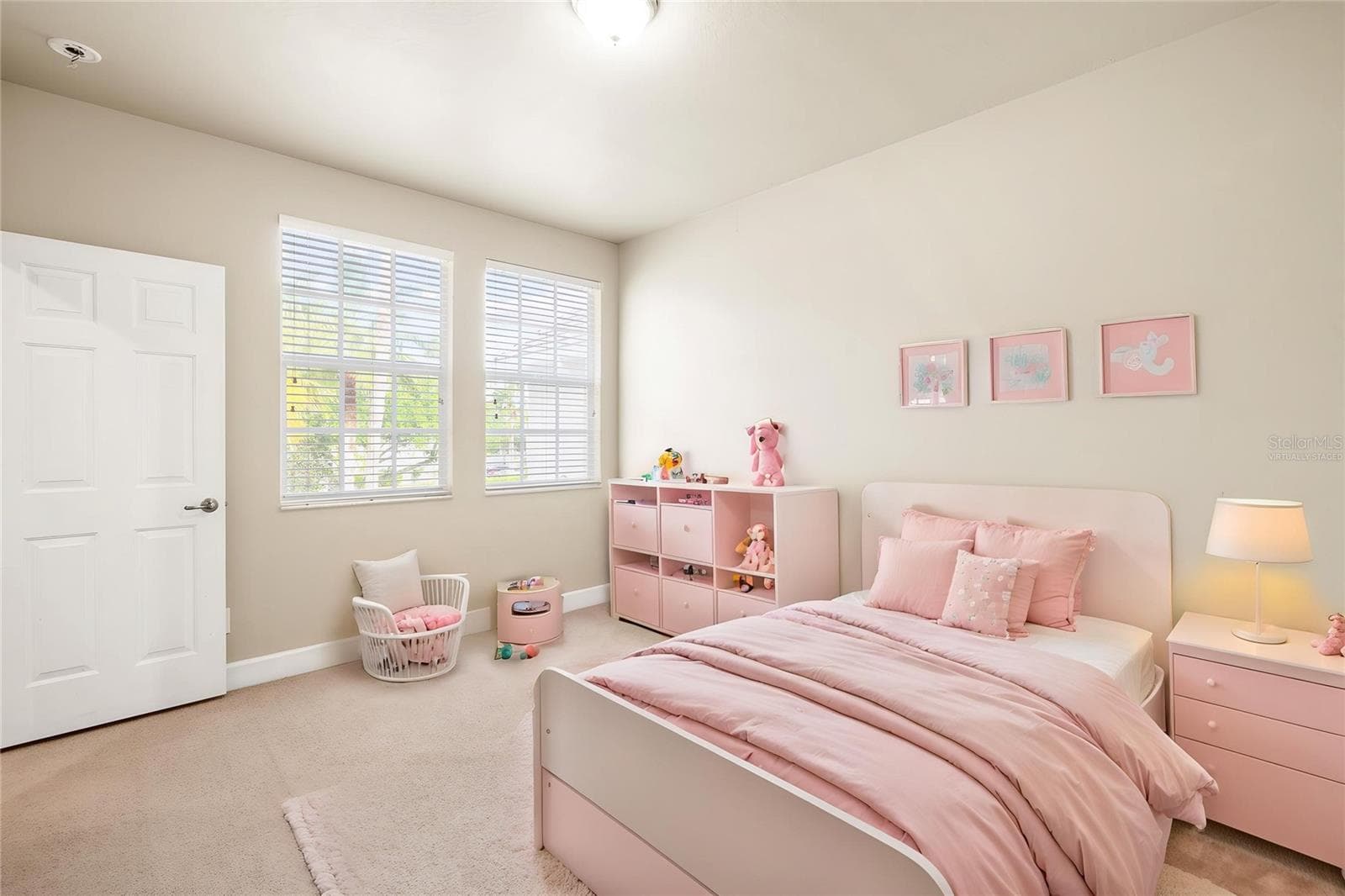 Upstairs Secondary Bedroom 2 - Virtually Staged - 14543 MIRABELLE VISTA CIR, TAMPA