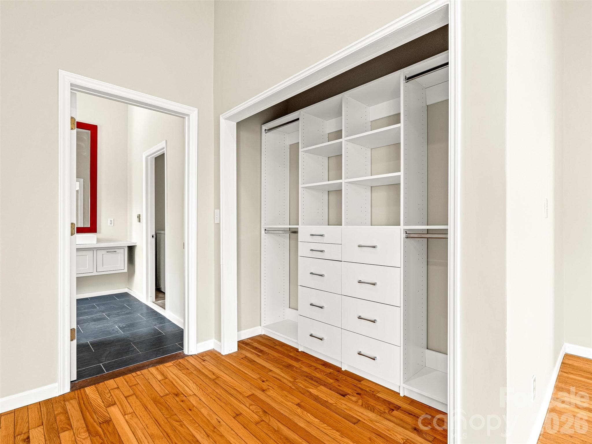 Custom closet system. - Marshall