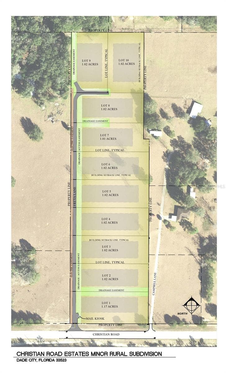 Approved Subdivision Plan - 0 CHRISTIAN RD #Lot 2, DADE CITY