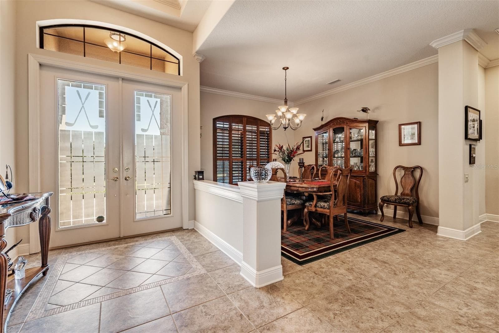 Etched glass double door entry! - 34115 AMERICANA AVE, DADE CITY