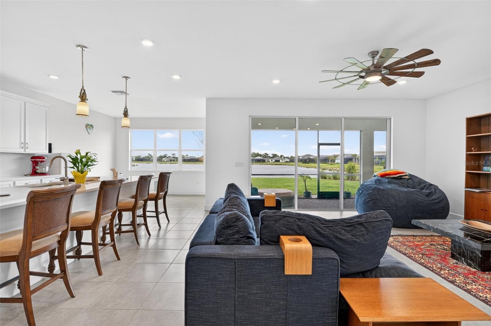 Kitchen connects to Living room - 42581 ATLAS DR, PUNTA GORDA