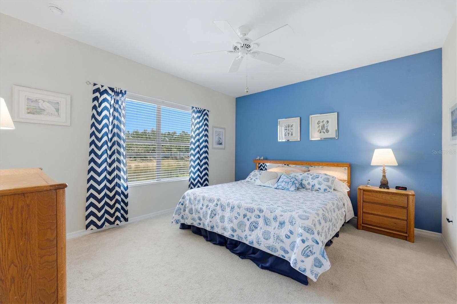 Master Bedroom overlooks lake - 1359 BACKSPIN DR, ENGLEWOOD