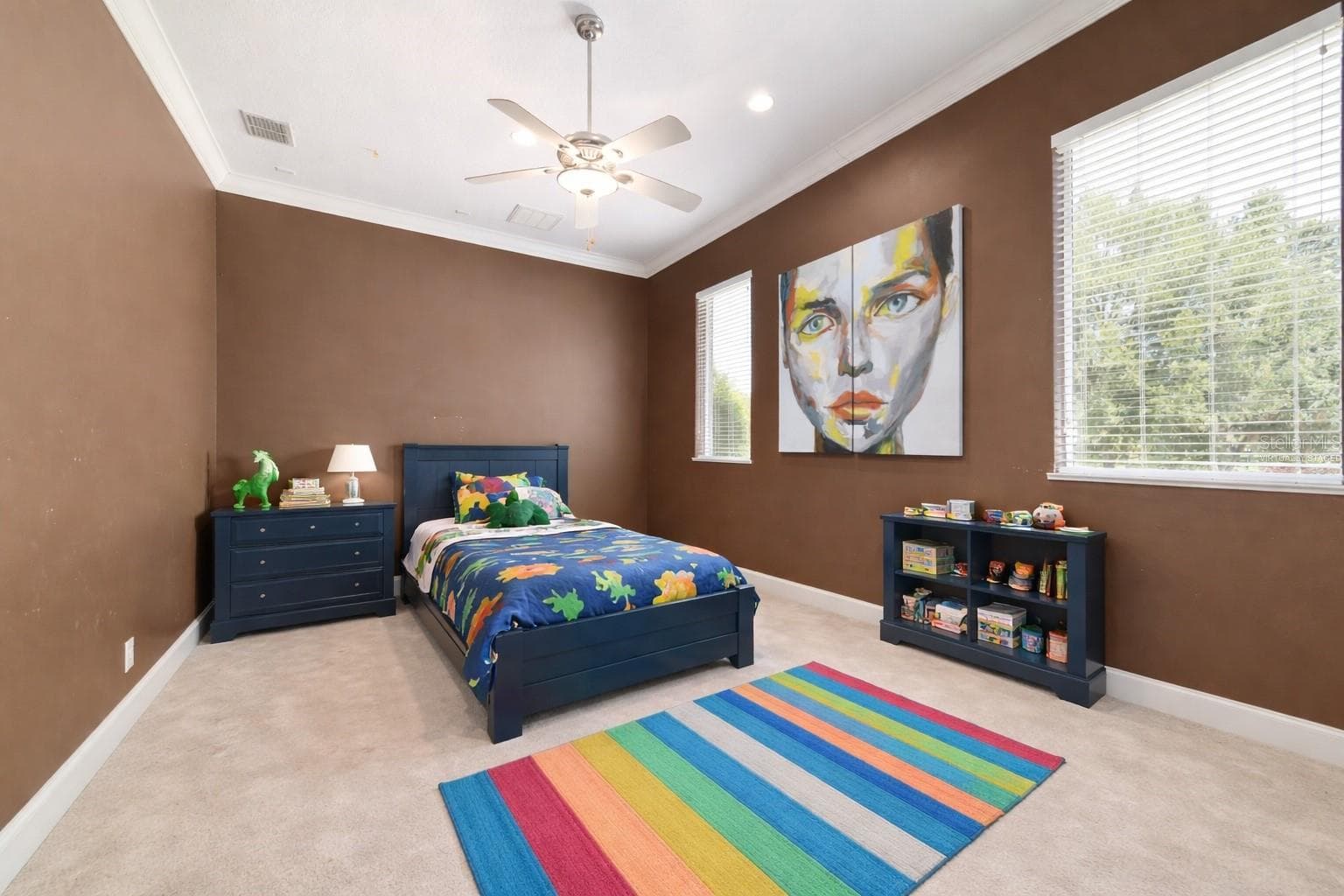 Virtually Staged Bedroom - 2380 SE 73RD LOOP, OCALA