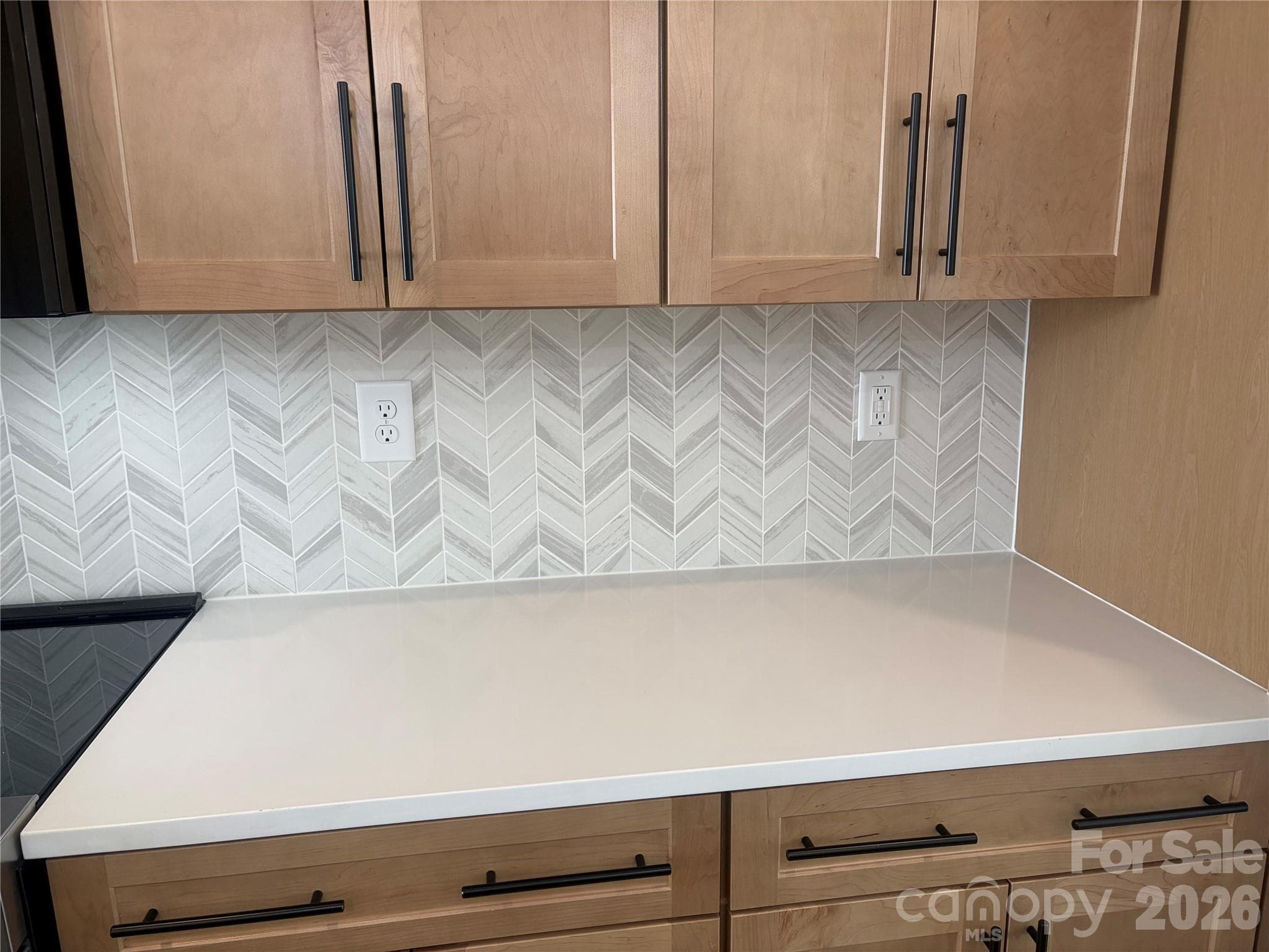 Backsplash, counter, cabinet design selection - Charlotte