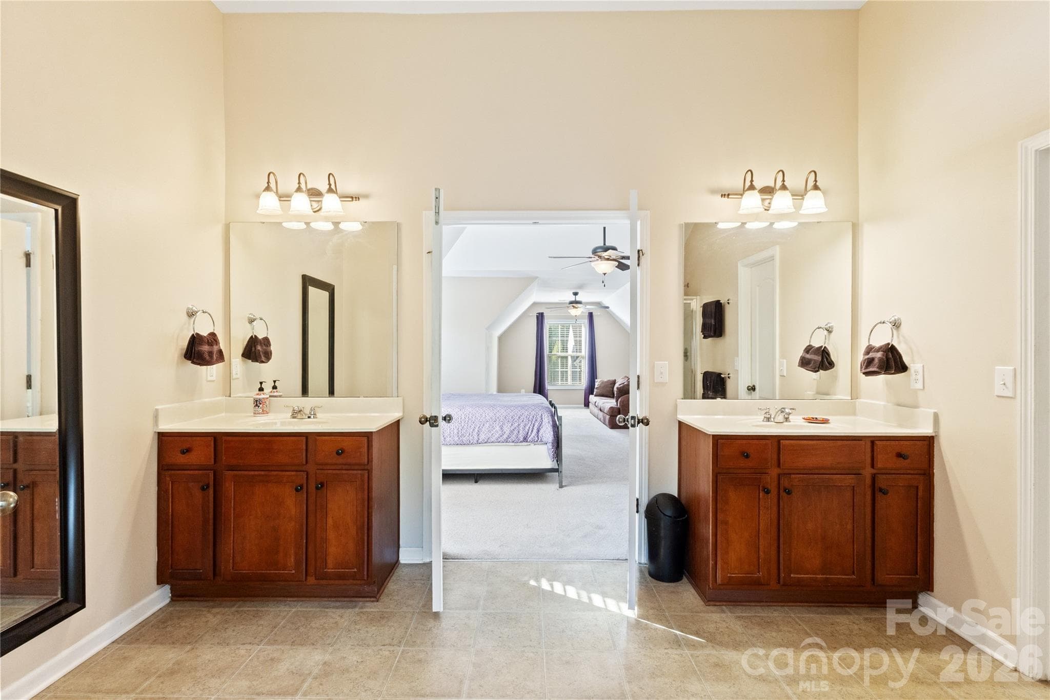 Primary Bathroom with Double Vanities. - 8458 Mossy Cup Trail, Harrisburg