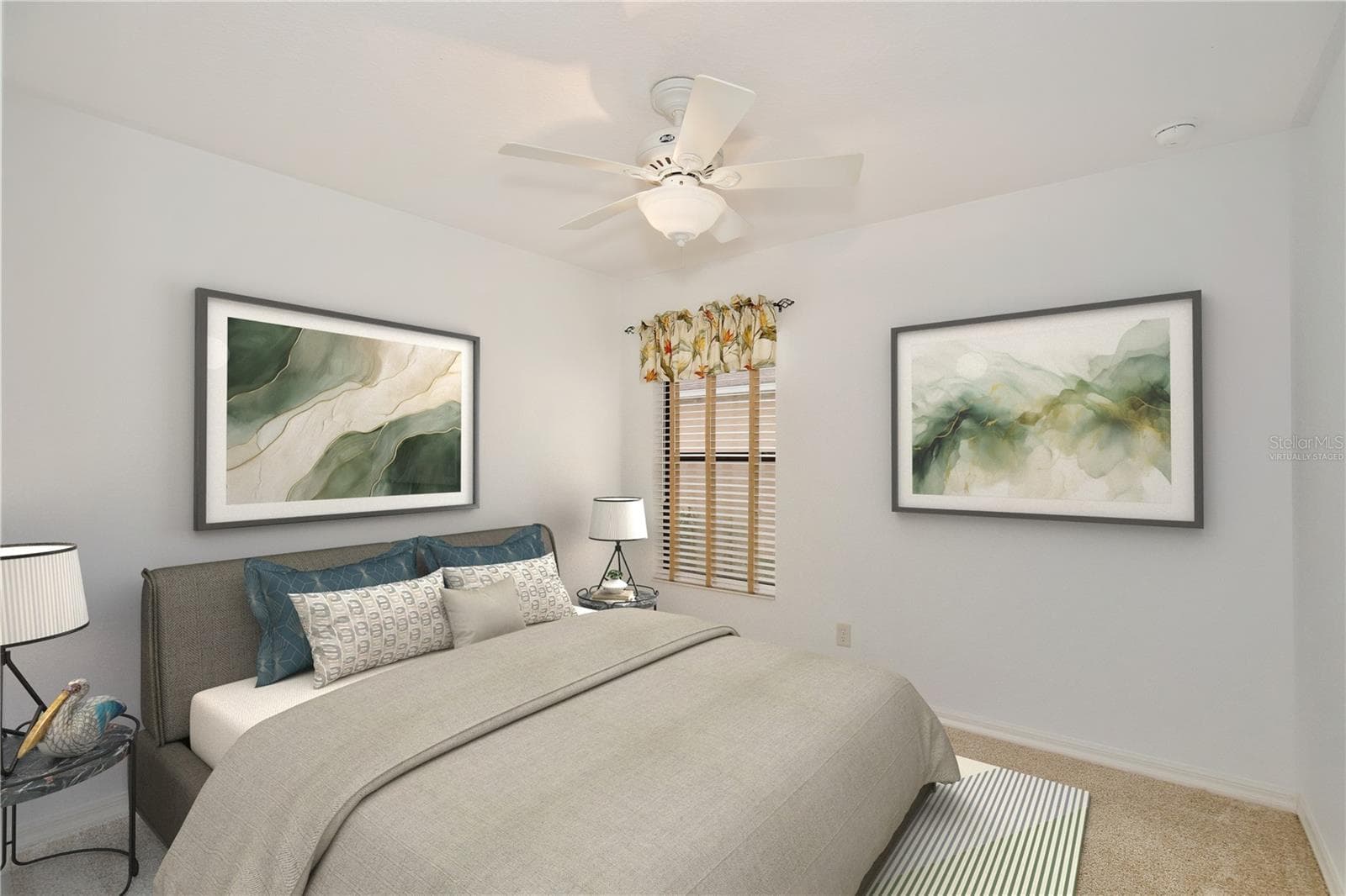 Virtually Staged Bedroom 2 - 27210 STONEY BROOK DR, LEESBURG