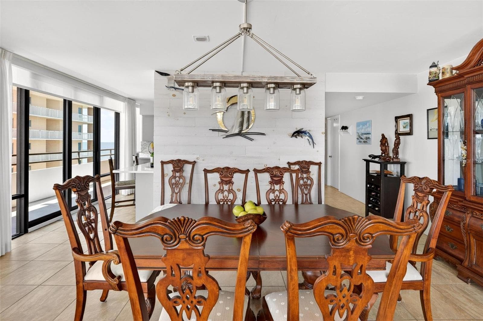 Dining / Living room combo - 3743 S ATLANTIC AVE #7A00, DAYTONA BEACH