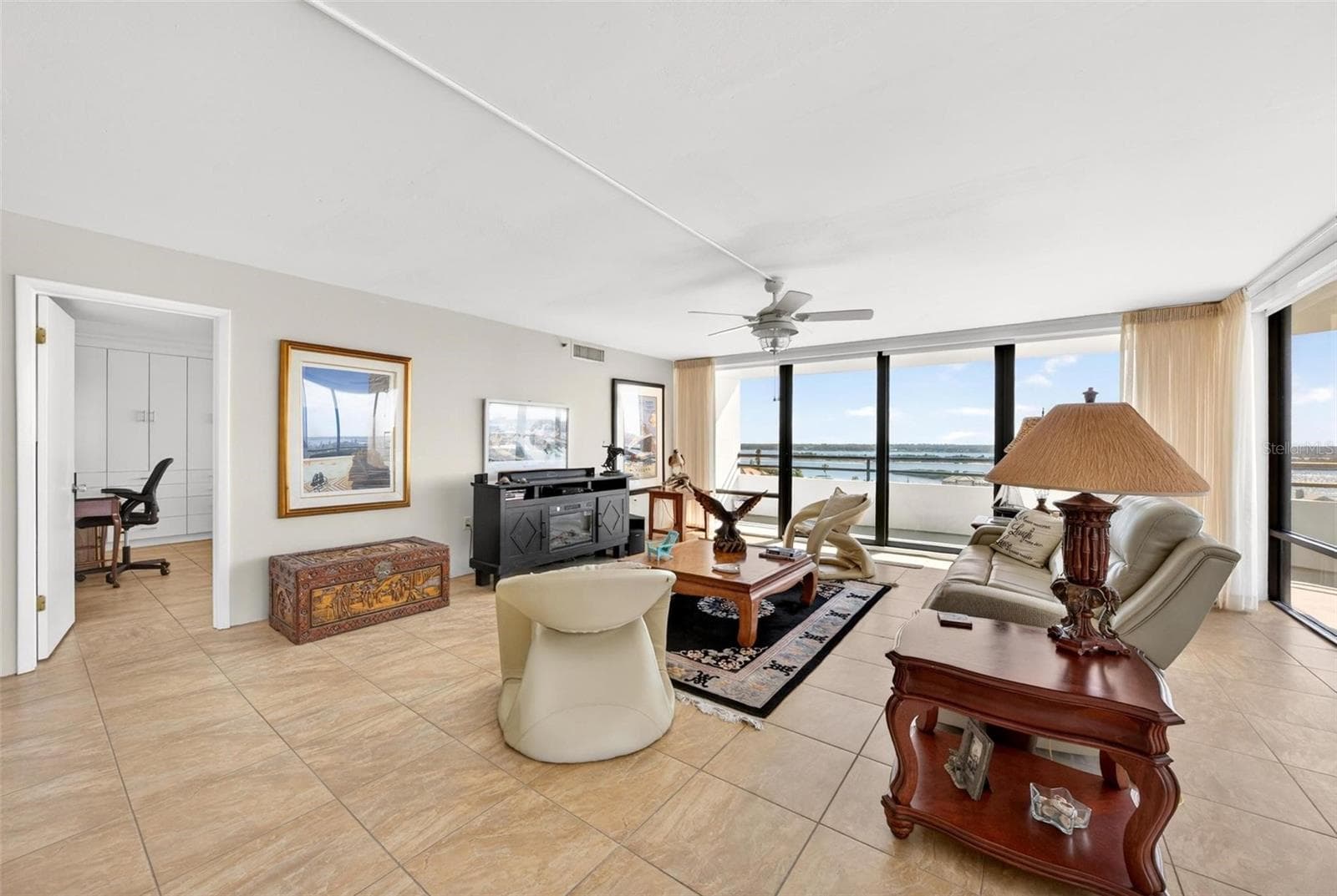 Dining / Living room combo - 3743 S ATLANTIC AVE #7A00, DAYTONA BEACH